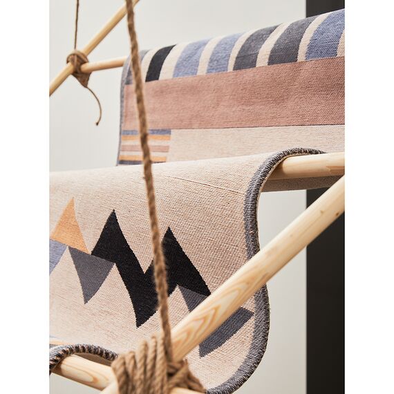 Ковер из хлопка по мотивам нанайских орнаментов из коллекции Cultural Heritage, 160х230 см, Tkano, изображение 5