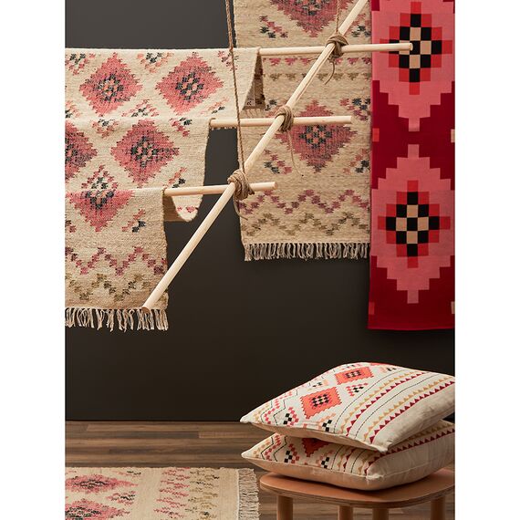 Ковер из шерсти по мотивам башкирских орнаментов из коллекции Cultural Heritage, 160х230 см, Tkano, изображение 3