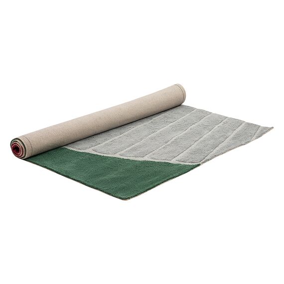 Ковер из хлопка с рисунком Tea plantation из коллекции Terra, 200х300 см, изображение 5