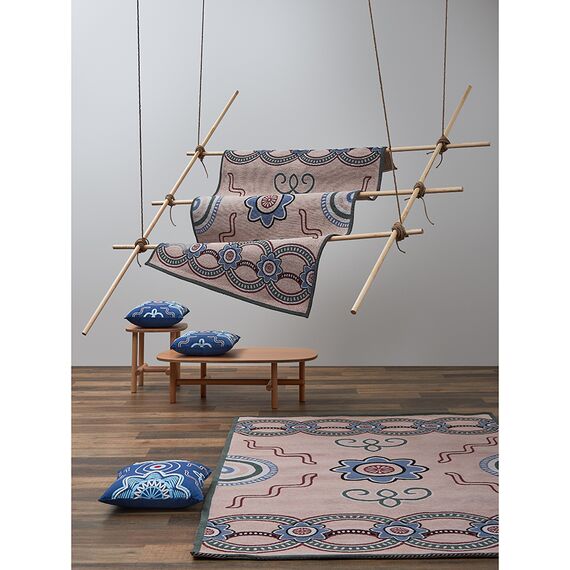 Ковер из хлопка по мотивам эвенских орнаментов из коллекции Cultural Heritage, 120х180 см, Tkano, изображение 2