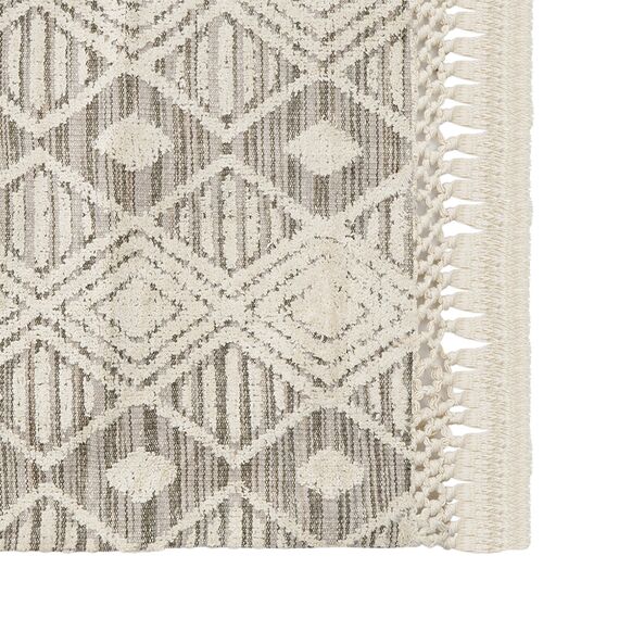 Ковер с бахромой из хлопка Chennai из коллекции Ethnic, 160X230 см, Tkano, изображение 6