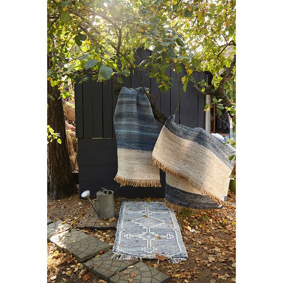 Ковер из шерсти и денима Jammu из коллекции Ethnic, 70x160см, Tkano, изображение 4