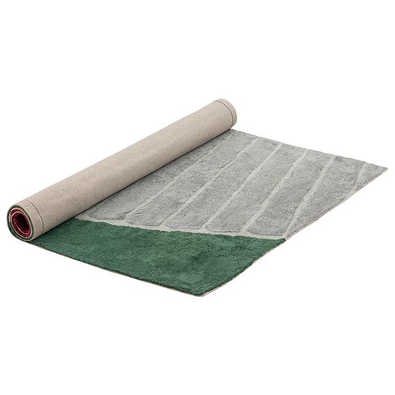 Ковер из хлопка с рисунком Tea plantation из коллекции Terra, 160х230 см, изображение 5