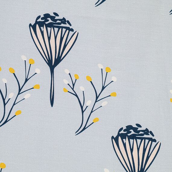 Комплект постельного белья 'Полевые цветы' из премиального сатина из коллекции Russian North, 150х200 см, Tkano, изображение 6