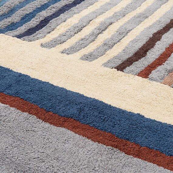 Ковер из хлопка с рисунком Tulip garden из коллекции Terra, 160х230 см, изображение 9