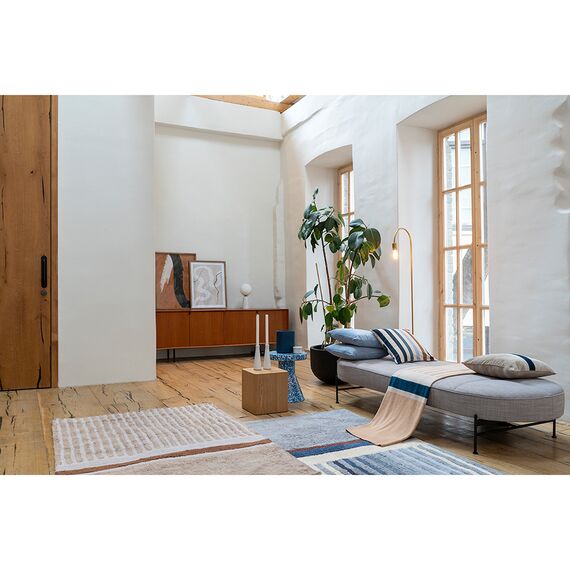 Ковер из хлопка с рисунком Tulip garden бежевого цвета из коллекции Terra, 200х300 см, изображение 9