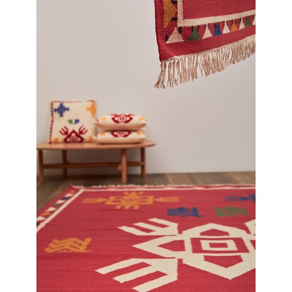 Ковер из шерсти по мотивам чувашских орнаментов из коллекции Cultural Heritage, 160х230 см, Tkano, изображение 6