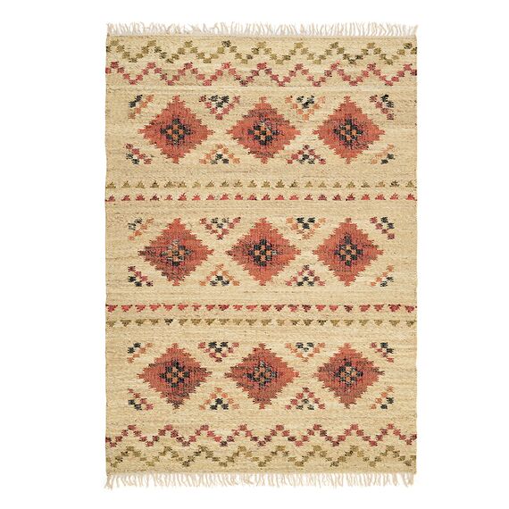 Ковер из шерсти по мотивам башкирских орнаментов из коллекции Cultural Heritage, 160х230 см, Tkano