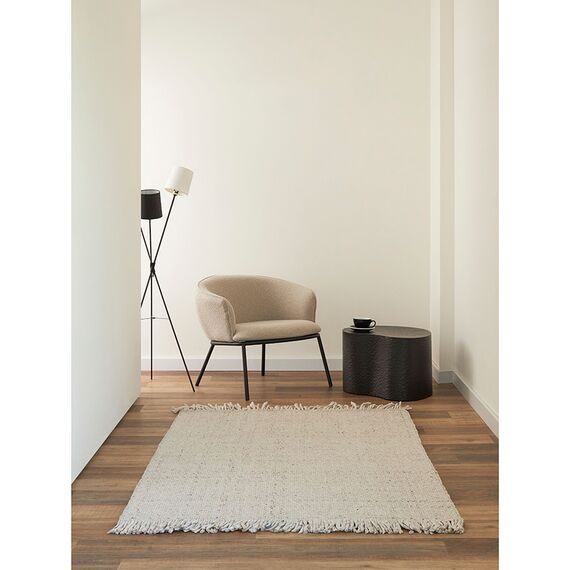 Ковер из переработанного пластика бежевого цвета из коллекции Ethnic, 120х180 см, Tkano, изображение 3