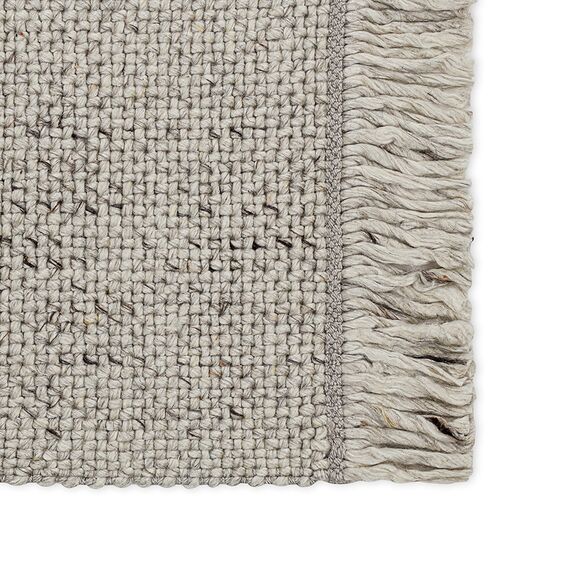 Ковер из переработанного пластика светло-серого цвета из коллекции Ethnic, 70х160 см, Tkano, изображение 12