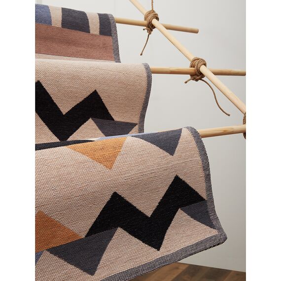 Ковер из хлопка по мотивам нанайских орнаментов из коллекции Cultural Heritage, 120х180 см, Tkano, изображение 7