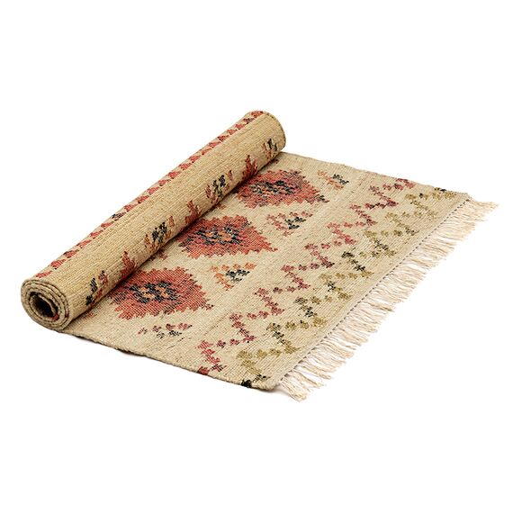 Ковер из шерсти по мотивам башкирских орнаментов из коллекции Cultural Heritage, 120х180 см, Tkano, изображение 11