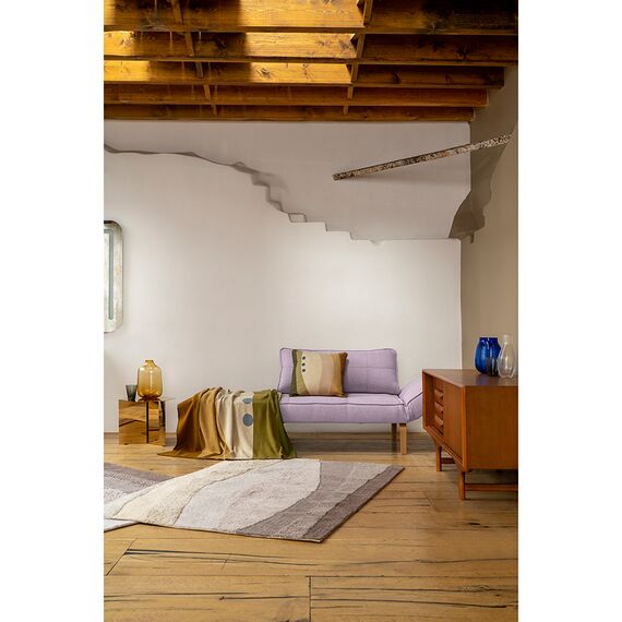 Ковер из хлопка с рисунком Rice plantation из коллекции Terra, 160х230 см, изображение 3