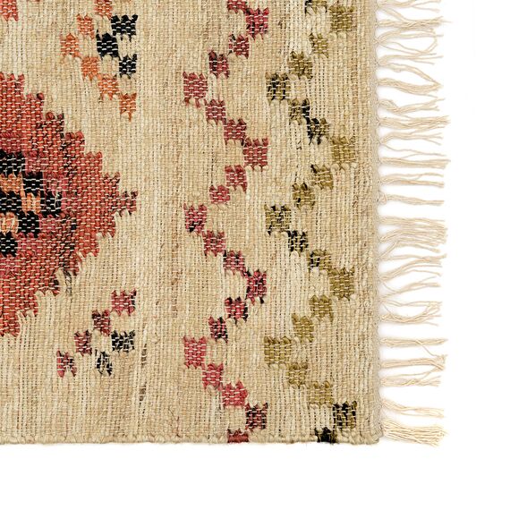 Ковер из шерсти по мотивам башкирских орнаментов из коллекции Cultural Heritage, 120х180 см, Tkano, изображение 12