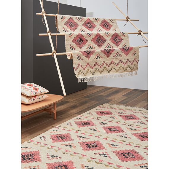 Ковер из шерсти по мотивам башкирских орнаментов из коллекции Cultural Heritage, 120х180 см, Tkano, изображение 2