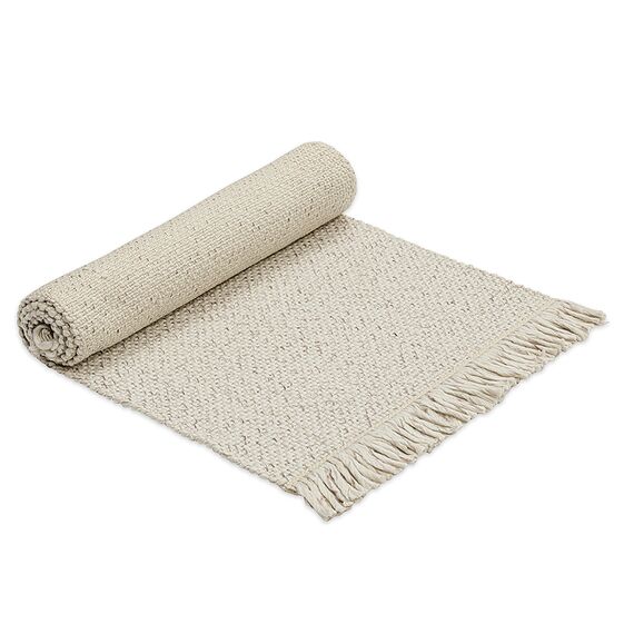 Ковер из переработанного пластика бежевого цвета из коллекции Ethnic, 70х160 см, Tkano, изображение 11