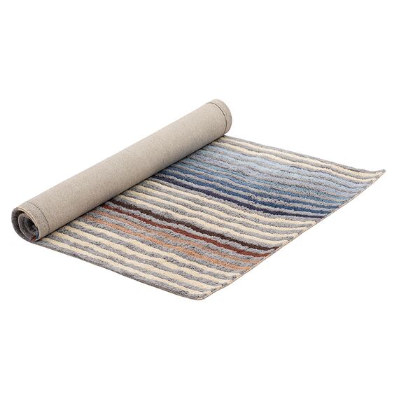 Ковер из хлопка с рисунком Tulip garden из коллекции Terra, 120х180 см, изображение 7