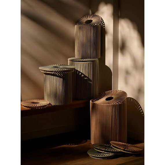 Корзина плетеная Dholak Grey из коллекции Ethnic, размер S, Tkano, изображение 8