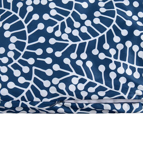 Комплект постельного белья темно-синего цвета с принтом Спелая смородина из коллекции Scandinavian touch, 150х200 см, Tkano, изображение 12