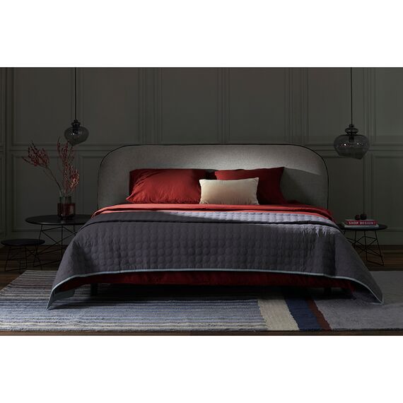 Комплект постельного белья изо льна и хлопка цвета копченой паприки из коллекции Essential, 200х220 см, Tkano, изображение 2