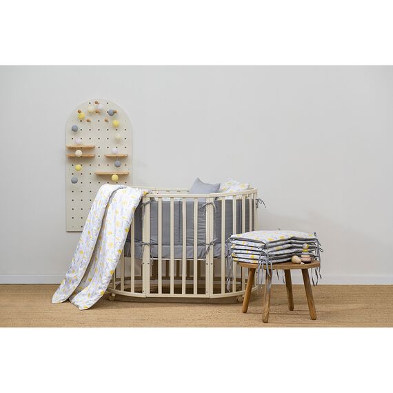 Комплект постельного белья из сатина с принтом Oceania world из коллекции Tiny world, 110х140 см, изображение 10