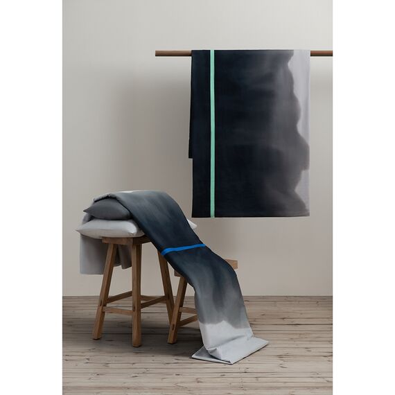 Комплект постельного белья из умягченного сатина из коллекции Slow Motion, Mint, 150х200 см, Tkano, изображение 5