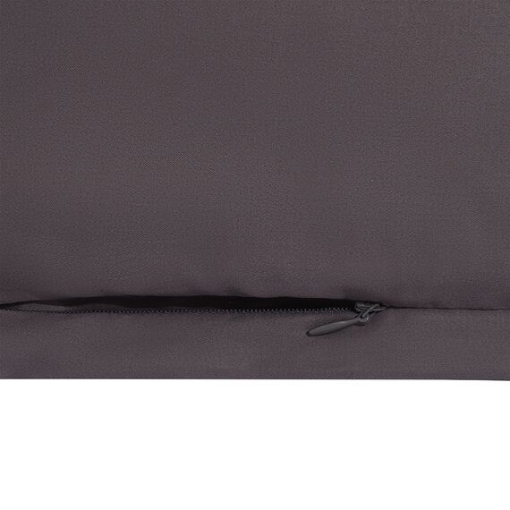 Комплект постельного белья из премиального сатина темно-серого цвета из коллекции Essential, 150х200 см, Tkano, изображение 4