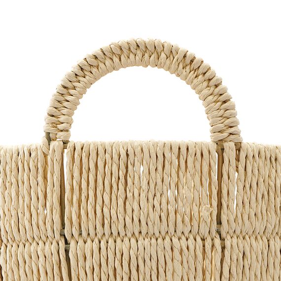 Корзина плетеная круглая Bodhran Chocolate из коллекции Ethnic, размер L, Tkano, изображение 7