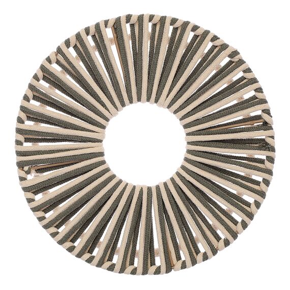 Корзина плетеная Dholak Grey из коллекции Ethnic, размер M, Tkano, изображение 14