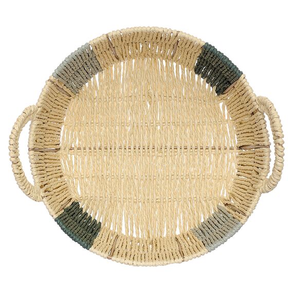 Корзина плетеная круглая Bodhran Sage из коллекции Ethnic, размер S, Tkano, изображение 2