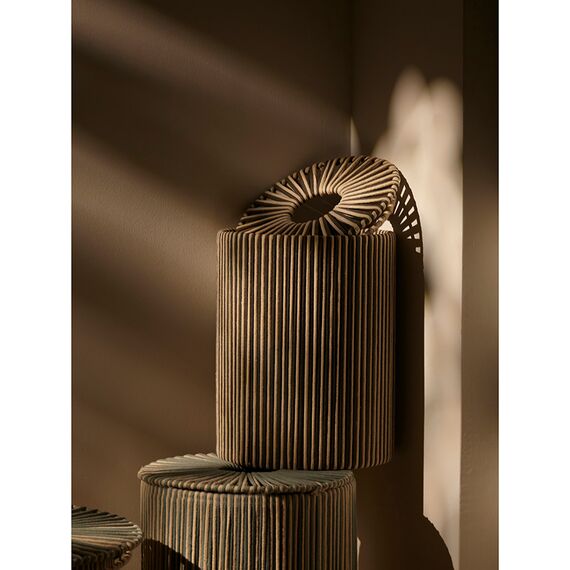 Корзина плетеная Dholak Grey из коллекции Ethnic, размер L, Tkano, изображение 9