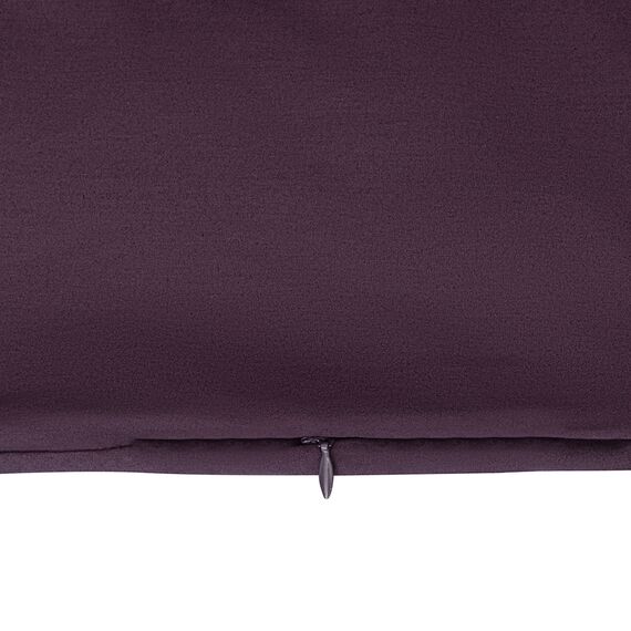 Комплект постельного белья из стираного перкаля сливового цвета из коллекции Essential, 150х200 см, Tkano, изображение 14