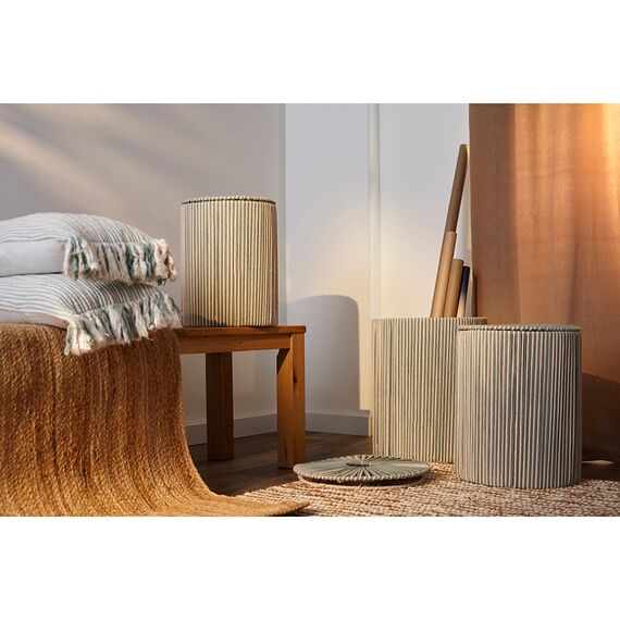 Корзина плетеная Dholak Mint из коллекции Ethnic, размер M, Tkano, изображение 2