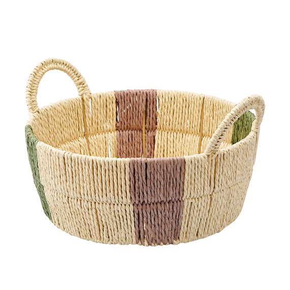 Корзина плетеная круглая Bodhran Nature из коллекции Ethnic, размер S, Tkano, изображение 2