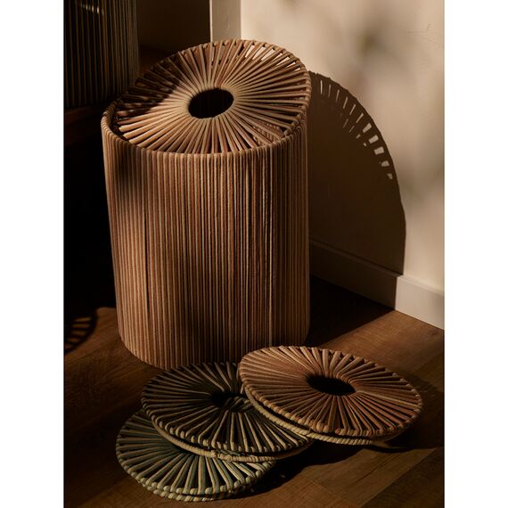 Корзина плетеная Dholak Beige из коллекции Ethnic, размер S, Tkano, изображение 9