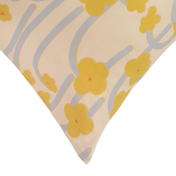 Набор из двух наволочек горчичного цвета с принтом Полярный цветок из коллекции Scandinavian touch, 70х70 см, изображение 5