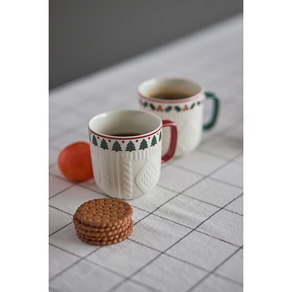 Набор из двух кружек Warm Celebration из коллекции New Year Essential, 400 мл, Tkano, изображение 5