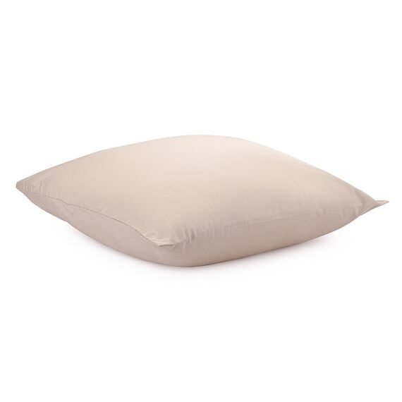Набор из двух наволочек из сатина бежевого цвета из коллекции Essential, 70х70 см, изображение 5