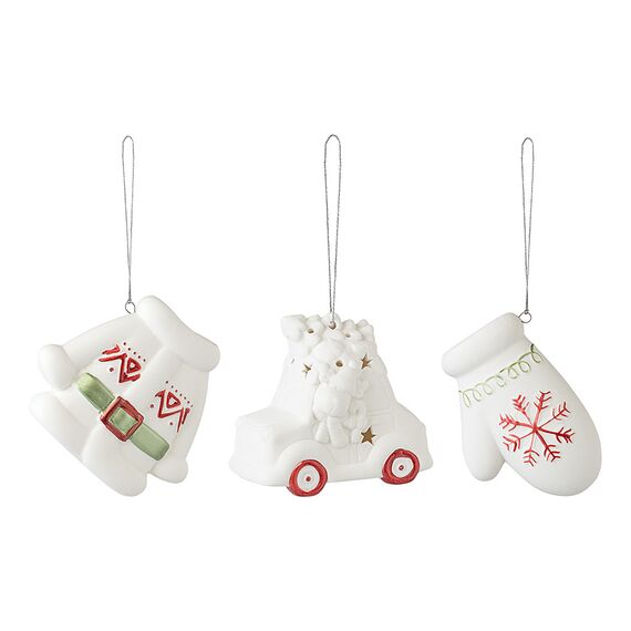 Набор ёлочных украшений с подсветкой Classy ornaments из коллекции New Year Essential, 3 шт., Tkano