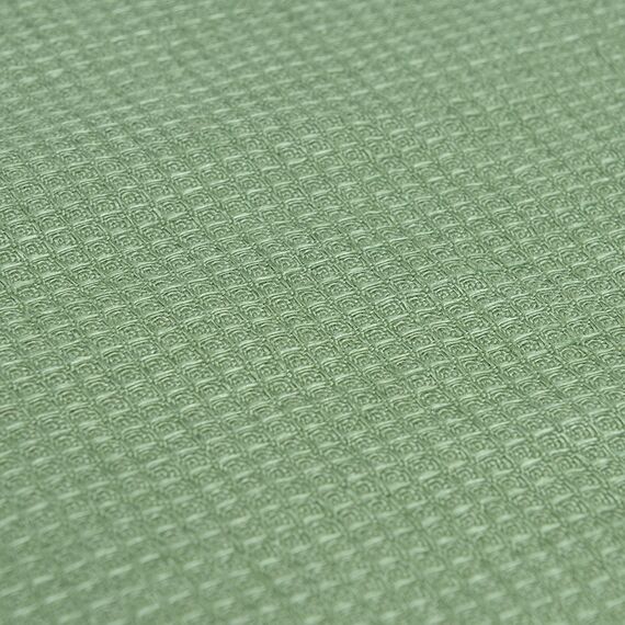 Набор из двух вафельных полотенец изо льна цвета шалфея из коллекции Essential, 50х70 см, Tkano, изображение 4