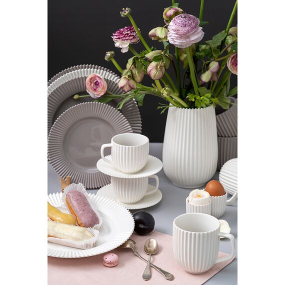 Набор из двух кружек белого цвета из коллекции Edge, 400 мл, Tkano, изображение 3