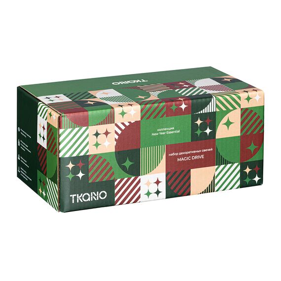 Набор декоративных свечей Magic drive из коллекции New Year Essential, 3 шт., Tkano, изображение 7
