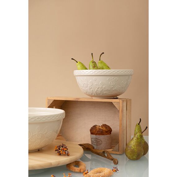 Миска кремового цвета с рельефным узором Ягоды Тайги из коллекции Russian North, 1,5 л, Tkano, изображение 2