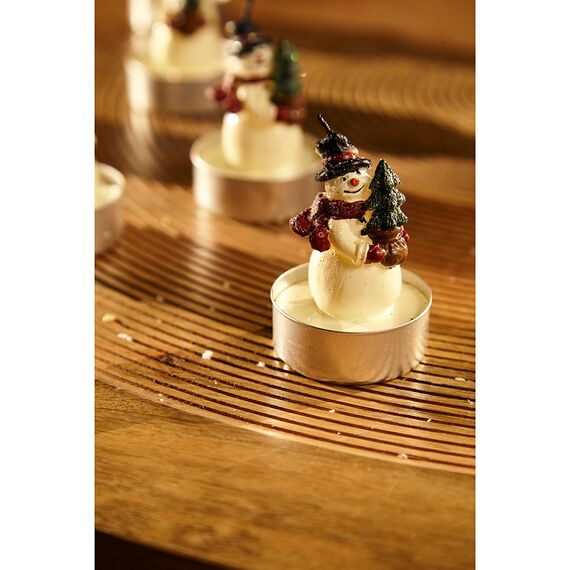 Набор декоративных свечей Festive snowman из коллекции New Year Essential, 6 шт., Tkano, изображение 3