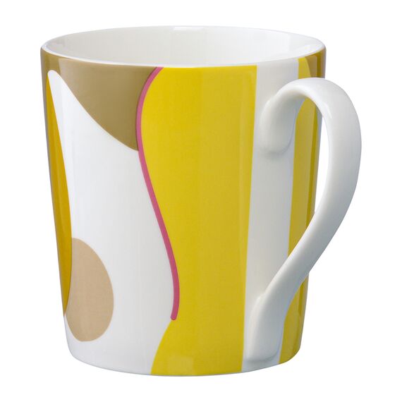 Кружка горчичного цвета с авторским принтом из коллекции Freak Fruit, 350мл, Tkano, изображение 2