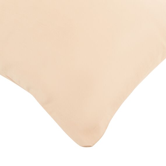 Набор из двух наволочек из сатина бежево-розового из коллекции Essential, 50х70 см, изображение 6