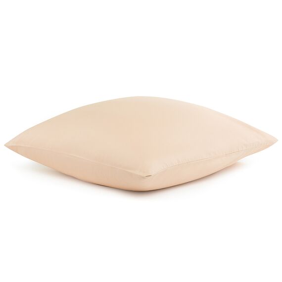 Набор из двух наволочек из сатина бежево-розового из коллекции Essential, 70х70 см, изображение 6
