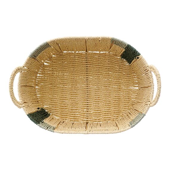 Корзина плетеная овальная Bodhran Sage из коллекции Ethnic, размер S, Tkano, изображение 5