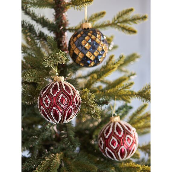 Набор ёлочных украшений Vitrage из коллекции New Year Essential, 7 шт., Tkano, изображение 4