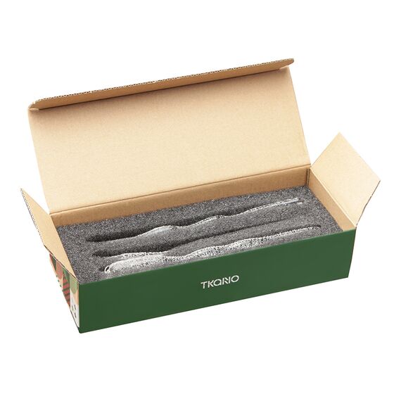 Набор ёлочных украшений Melting icicles из коллекции New Year Essential, 3 шт., Tkano, изображение 3